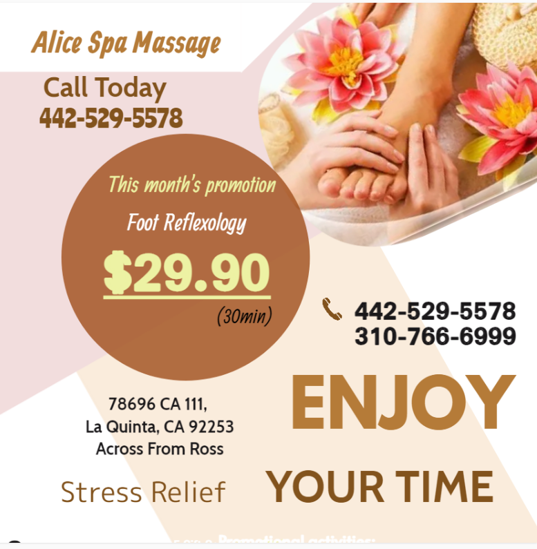 Image 10 | La Quinta  Alice Spa Massage -in Call & out Call