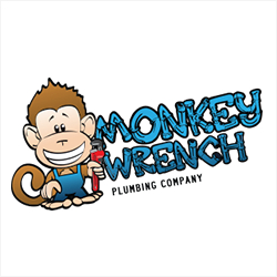 Monkey Wrench Plumbing Logo