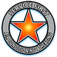 Service First AC Repair & Plumbing Logo