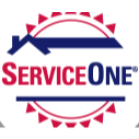 ServiceOne Heating, Cooling, Plumbing, and Electrical Logo