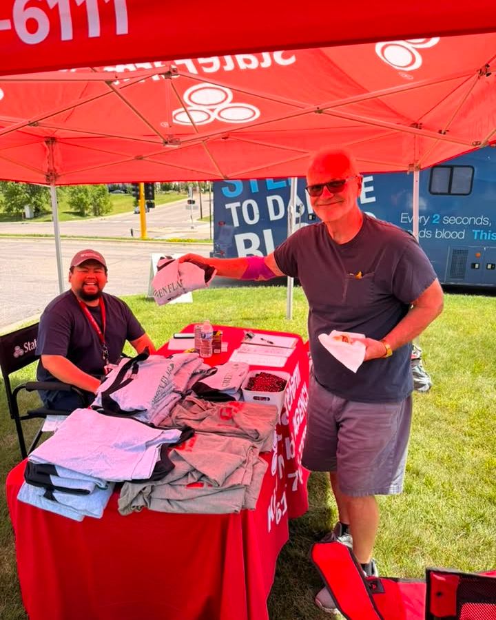 Last week we had our blood drive event and it was a huge success!
