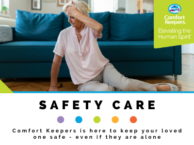 Comfort Keepers Home Care provides seniors with Safety Care items to help them feel comfortable and  Comfort Keepers Home Care Los Angeles (323)430-9803