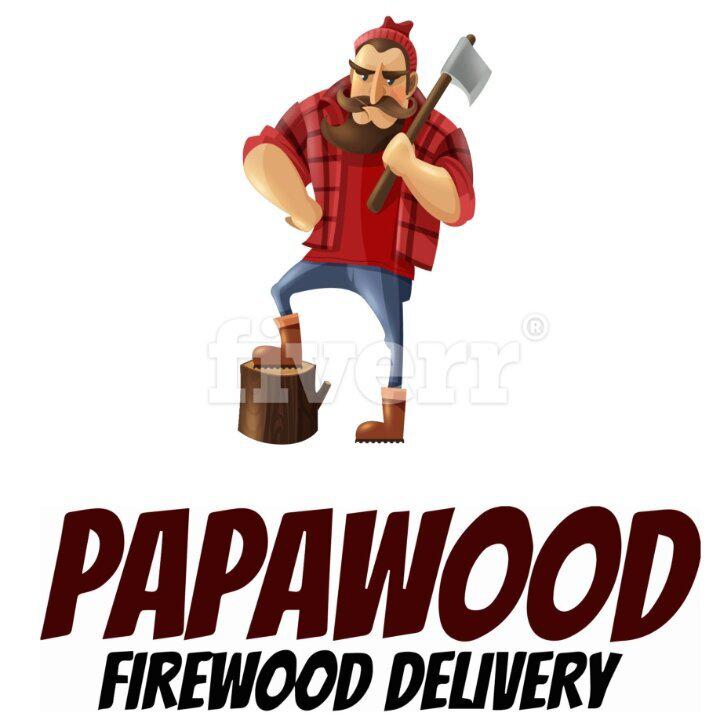 Papawood Firewood Delivery Logo