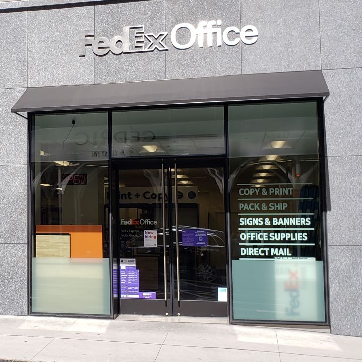 Exterior photo of FedEx Office location at 33 E 51st St\t Print quickly and easily in the self-service area at the FedEx Office location 33 E 51st St from email, USB, or the cloud\t FedEx Office Print & Go near 33 E 51st St\t Shipping boxes and packing services available at FedEx Office 33 E 51st St\t Get banners, signs, posters and prints at FedEx Office 33 E 51st St\t Full service printing and packing at FedEx Office 33 E 51st St\t Drop off FedEx packages near 33 E 51st St\t FedEx shipping near 33 E 51st St