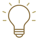 Lightbulb icon.
