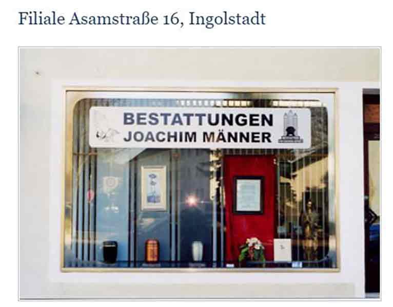 Bild 5 Bestattungen Joachim Männer GmbH & Co. KG in Ingolstadt