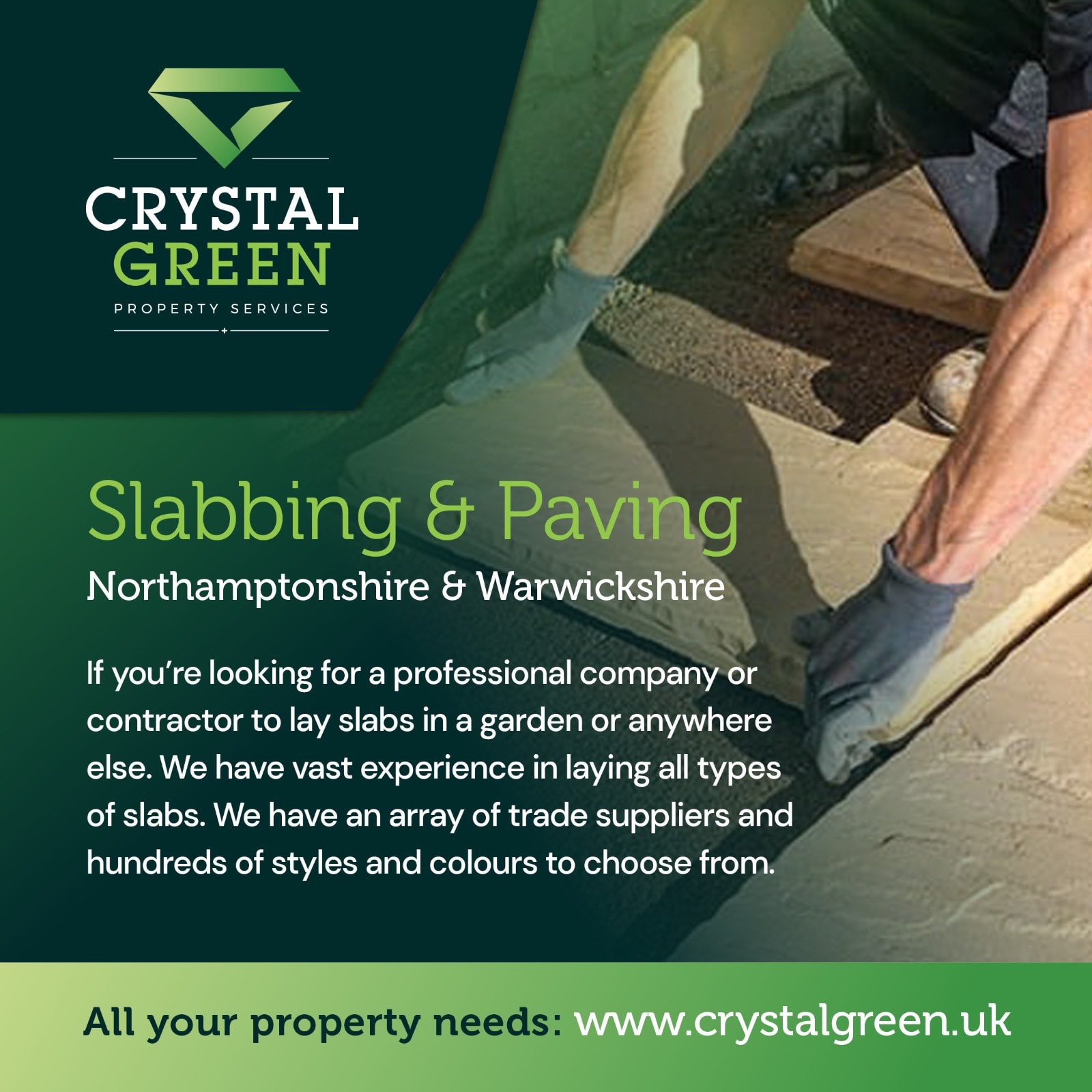 Crystal Green Property Services Ltd Daventry 07512 851560