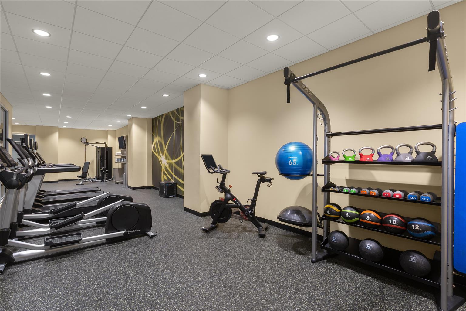Health club  fitness center  gym