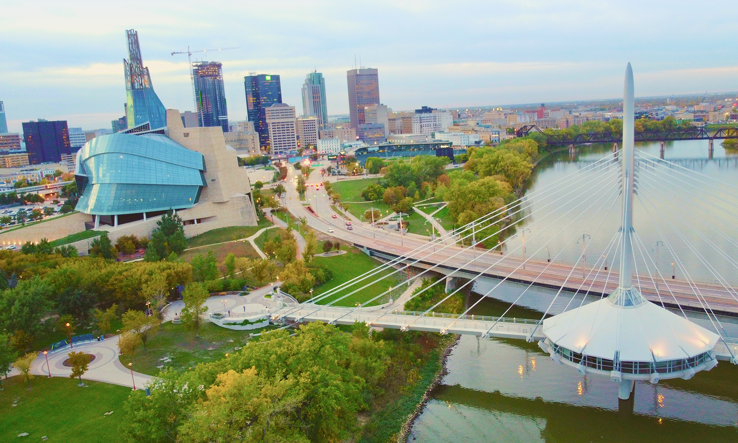 Winnipeg skyline.