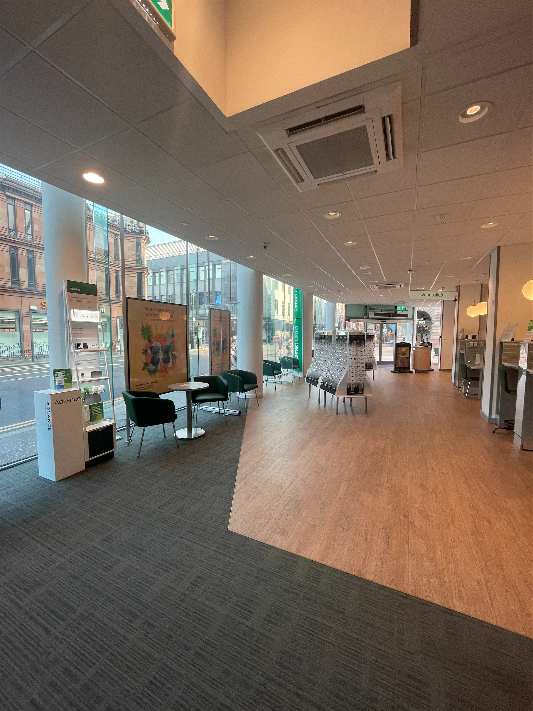 Specsavers Glasgow Trongate interior Specsavers Opticians and Audiologists - Glasgow Glasgow 01415 522776