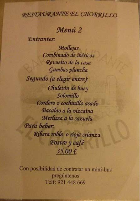 Images Restaurante El Chorrillo