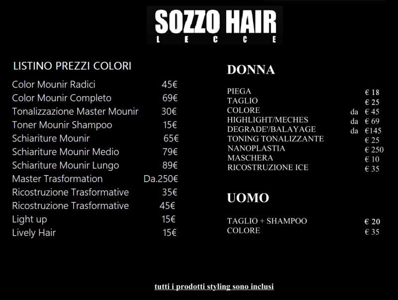 Images Sozzo Hair Lecce