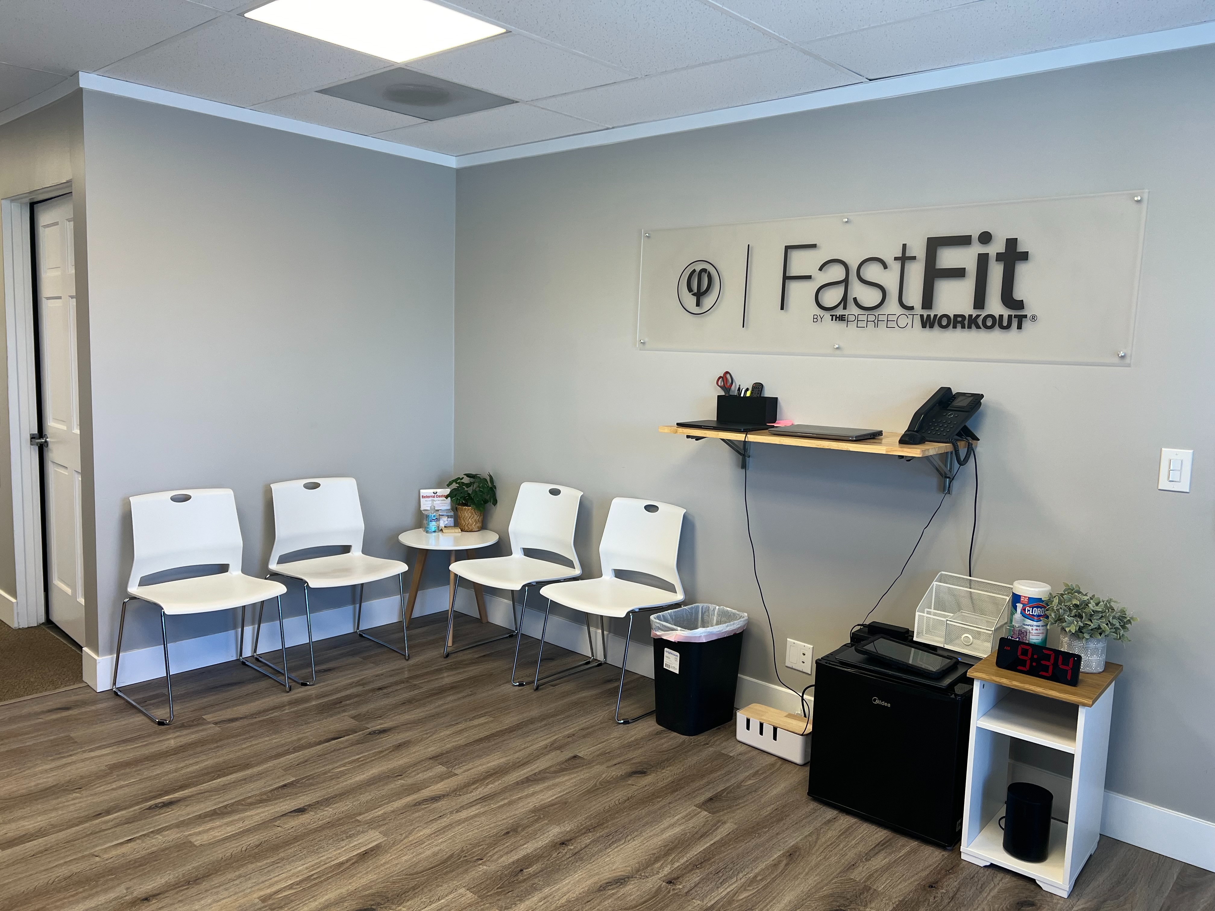 Interior of the FastFit Bellevue studio.