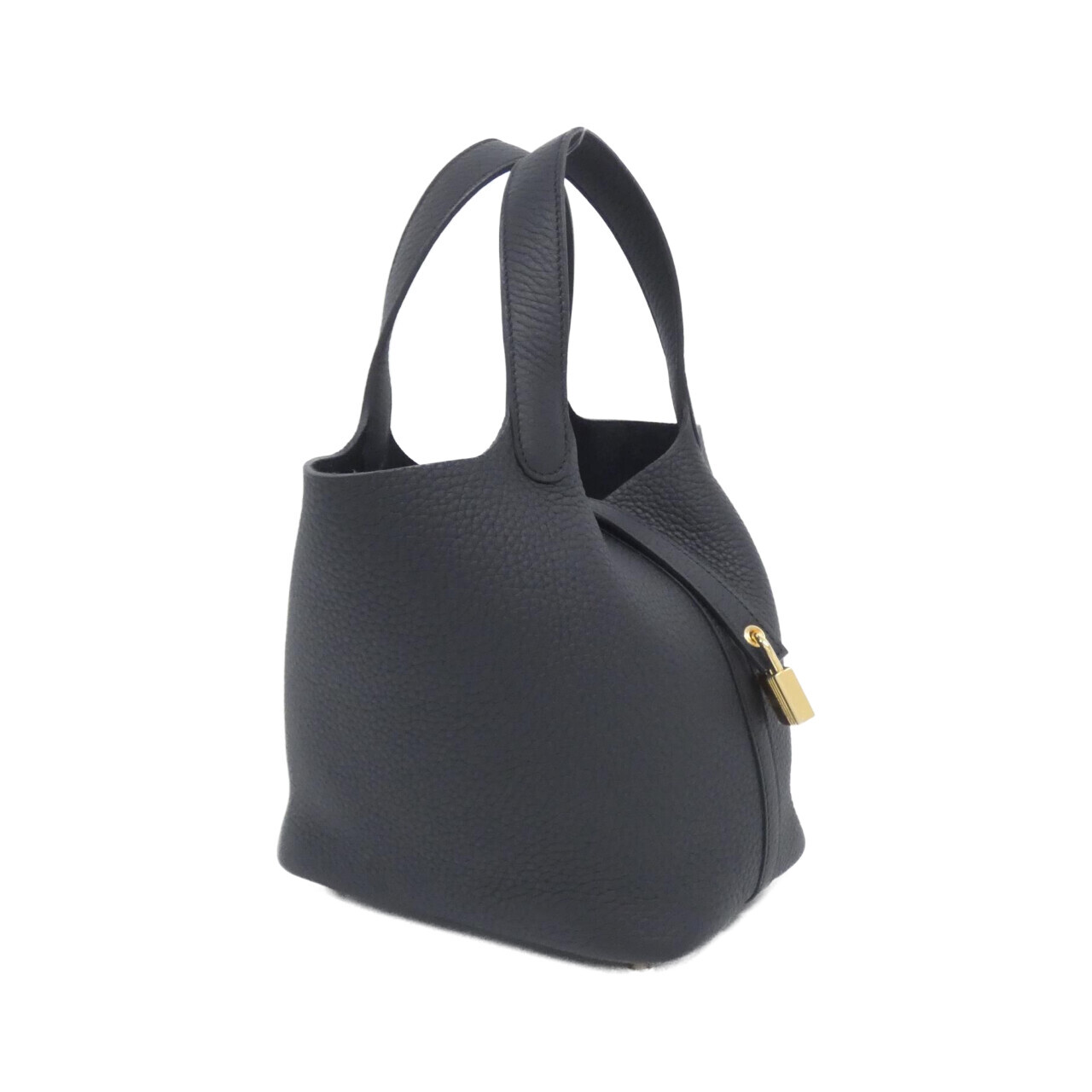 エルメス ピコタン ロック PM 056289CC トリヨンクレマンス BLACK ゴールド金具 K刻印