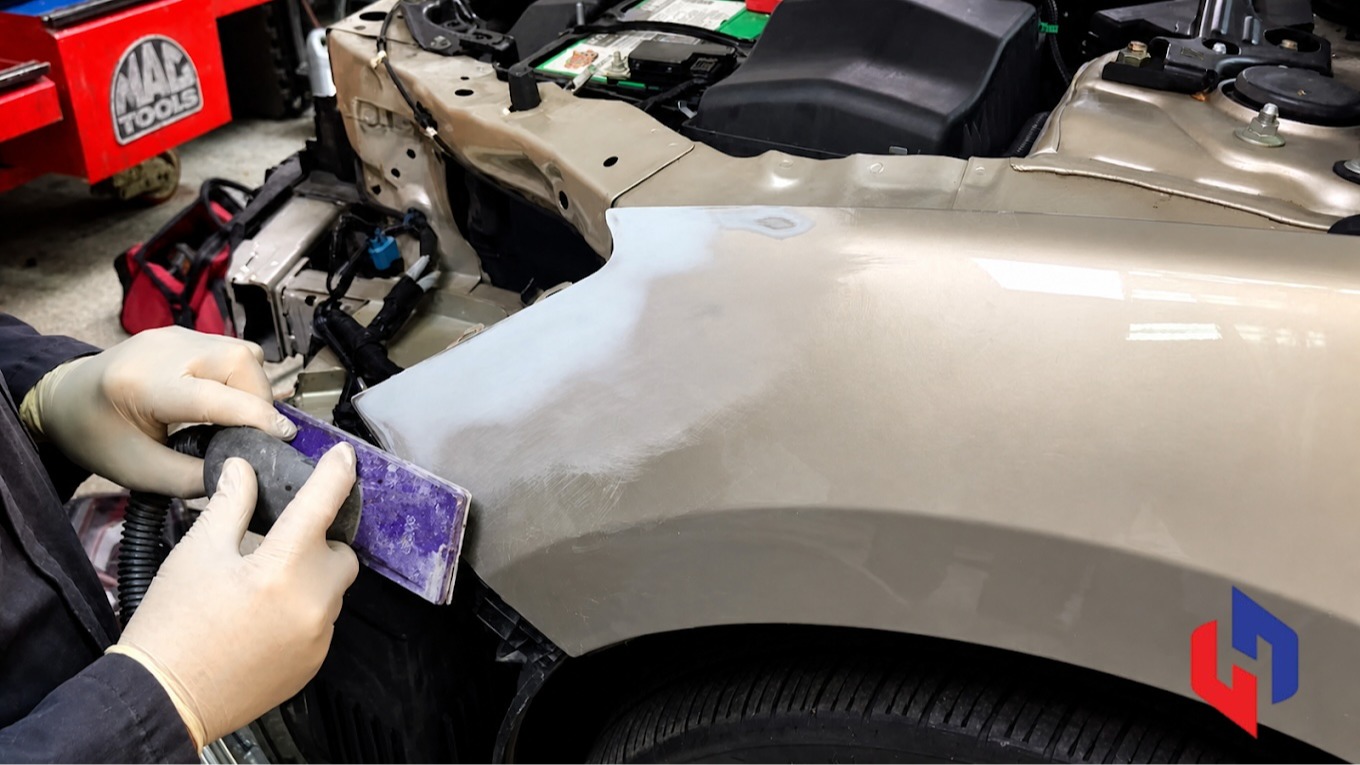 Professional auto body service at Husteads Auto Body in Berkeley, CA.