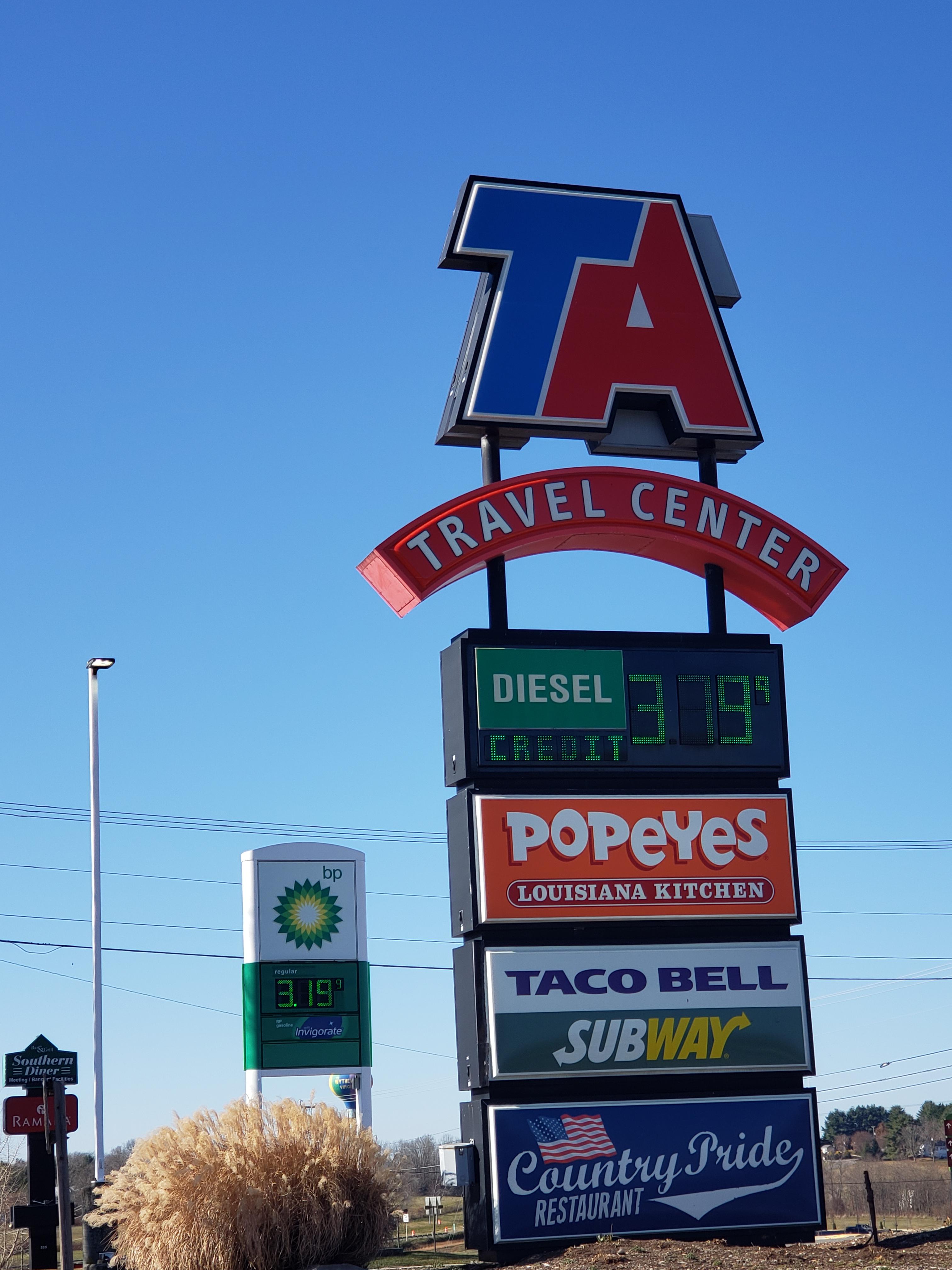 TravelCenters of America Travel Stores offer convenient, one-stop shopping with prices as low as, or lower, than our competition.