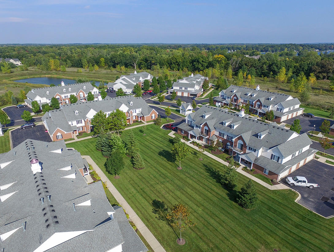 Aerial View Of Westbury Apartment Homes